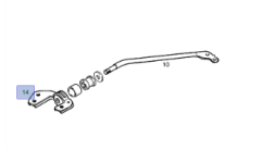 Opel Corsa B Viraj Demir Braketi Sol Dk Marka DKA-726