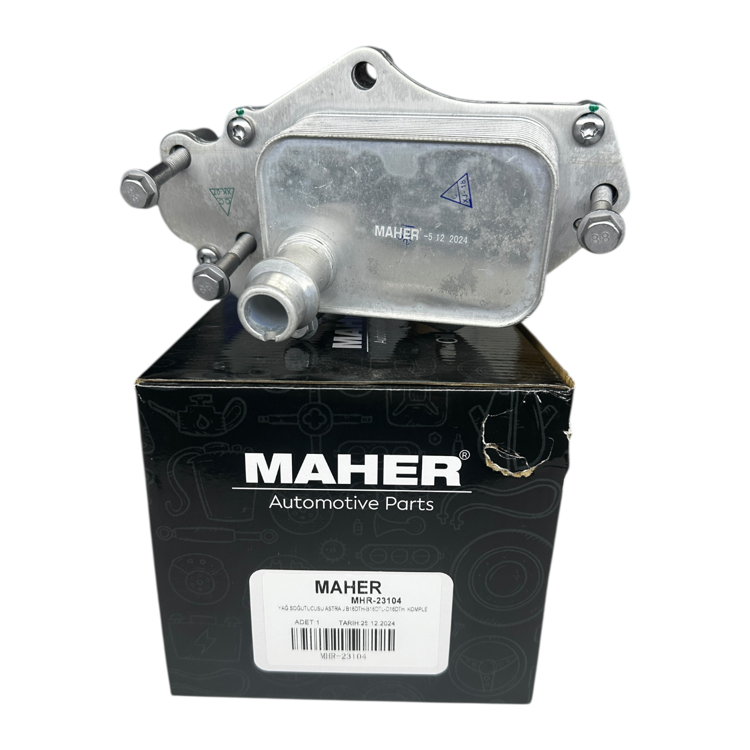 Opel Astra J 1.6 Dizel Motor Yağ Soğutucusu Maher Marka 23104