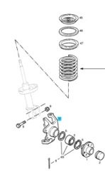 Opel Corsa B Aks Taşıyıcısı Sol 97 Model Sonrası Mette Marka