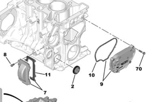 Opel Mokka B 1.2 Benzinli Motor Blok Kapak Contası Elring Marka 577.650