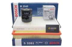 Opel Astra H 1.6 (Z16XEP) Benzinli Twinport Motor Bakım Filtre Seti Bosch Marka