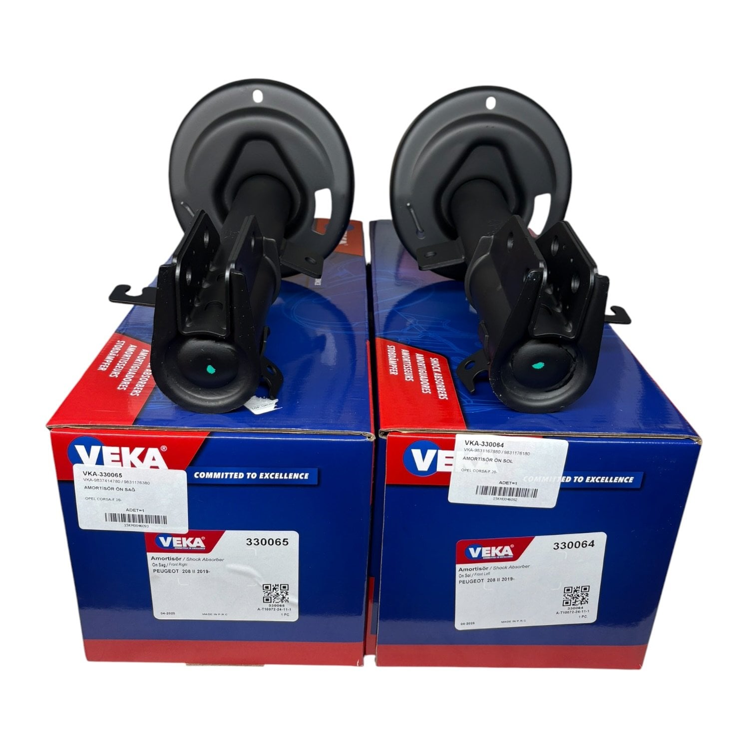 Opel Corsa F Ön Amortisör Takımı Veka Marka 330065-330064