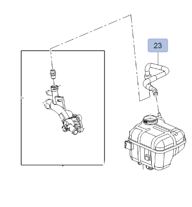 Opel İnsignia A 1.4 Turbo Benzinli Motor Gaz Boşaltama Hortumu Psa Marka  22831214