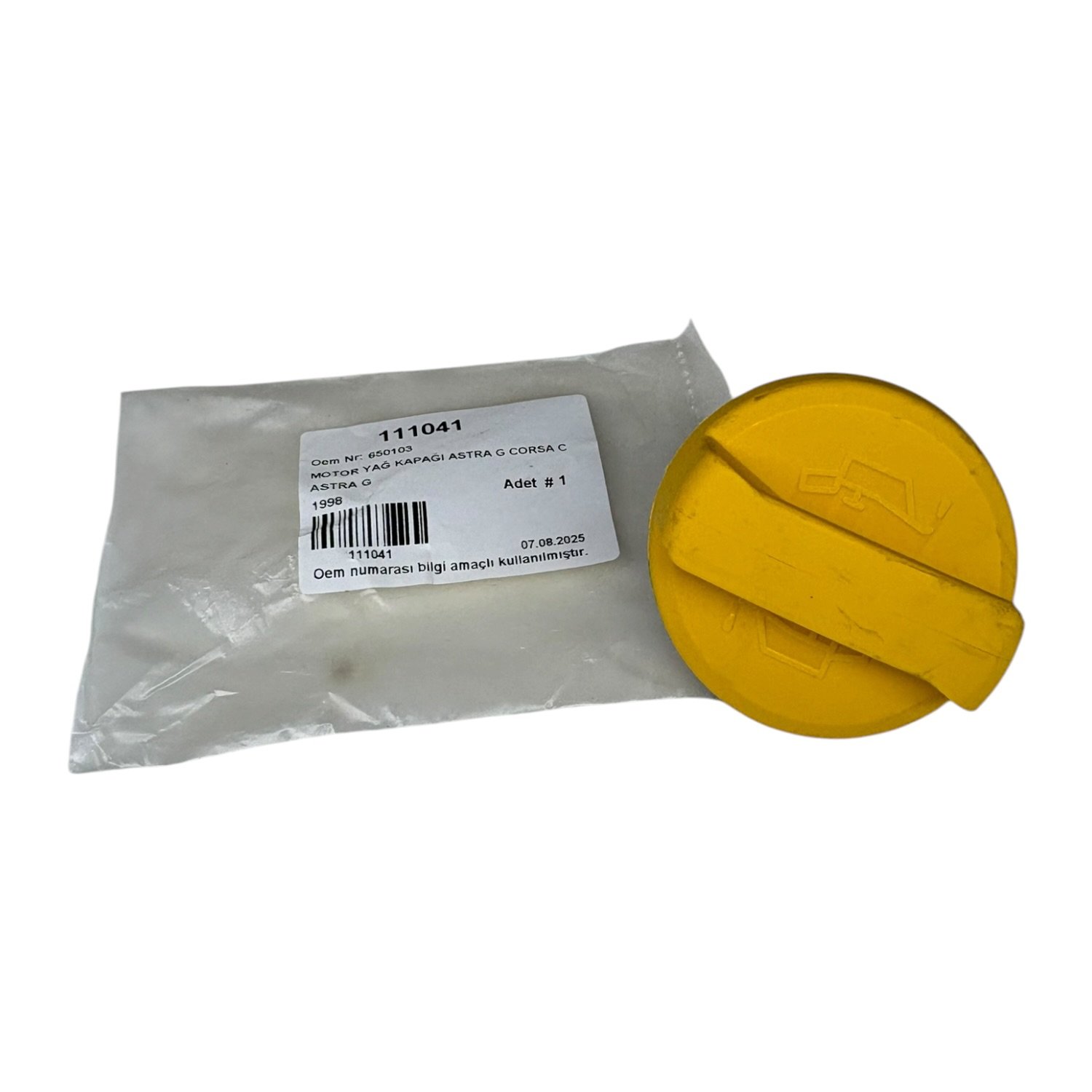 Opel Astra G Motor Yağ Dolum Kapağı Root Marka 111041
