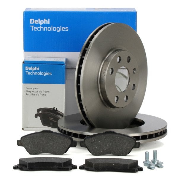 Opel Corsa C Ön Fren Diski + Ön Fren Balata Takımı Delphi Marka BG3569 / LP1676