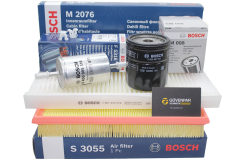 Opel Corsa C 1.4 (Z14XE) Benzinli Motor Bakım Filtre Seti Bosch Marka