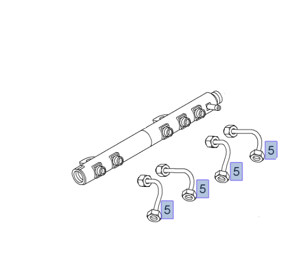 Opel Meriva B 1.3 Dizel Motor Yakıt Besleme Borusu Takım İthal Ürün