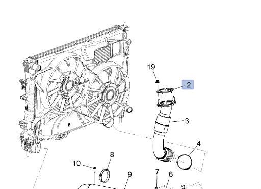 Chevrolet Yeni Captiva C140 Turbo Boru Contası Üst Psa Marka  95351260
