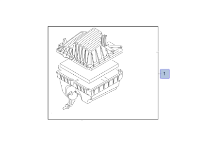 Opel Corsa C 1.2/1.4 Benzinli Motor Hava Filtre Kutusu Mette Marka 754K4304