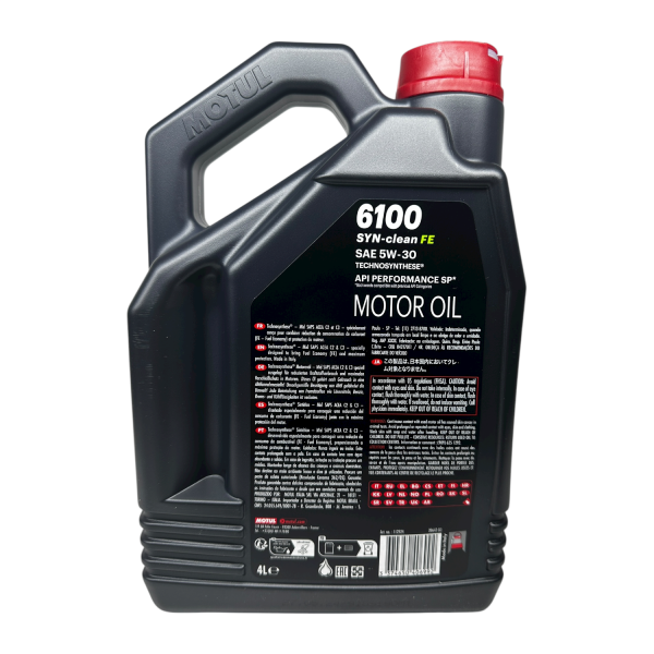 Motor Yağı 5w30 6100 SYN-CLEAN 5W30 4 Litre Motul Marka 112924