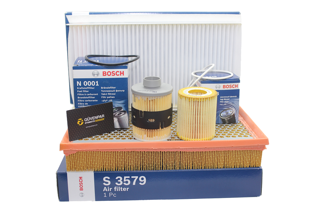 Opel Vectra C 1.9 Dizel Motor Bakım Filtre Seti Bosch Marka