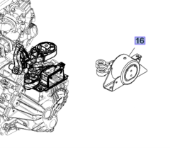 Opel Corsa D 1.7 Dizel Sol Motor Kulağı Dk Marka DKA-1164