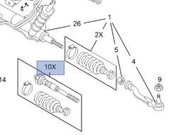 Opel Vivaro Rot Kolu Delphi Marka TA1998