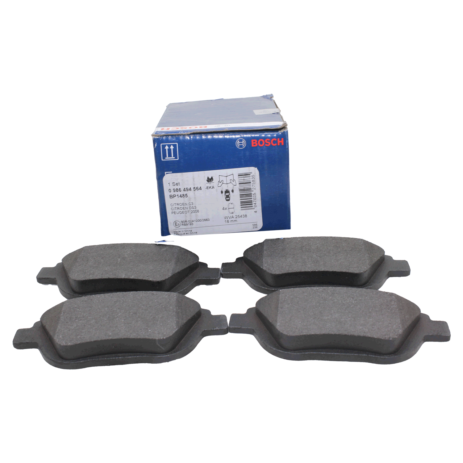 Opel Corsa F Ön Fren Balata Takımı Bosch Marka BOS-0986494564