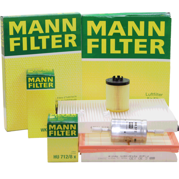 Opel Astra G 1.4 (Z14XEP) Benzinli Motor Periyodik Bakım Filtre Seti Mann Marka (Uzun Tip Polenli) MAN-04