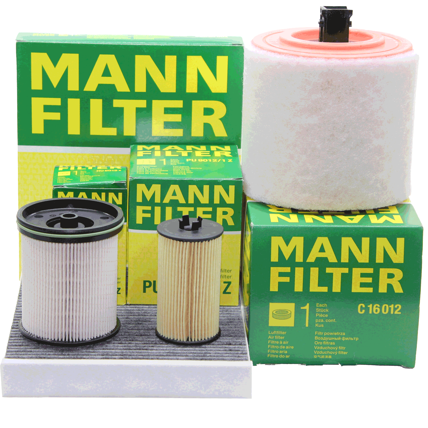 Opel Astra K 1.6 Dizel Motor Periyodik Bakım Filtre Seti Mann Marka MAN-016