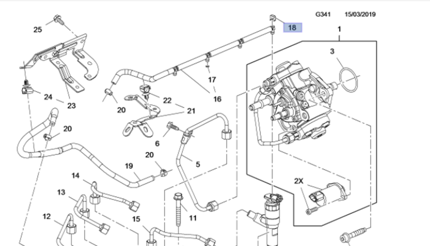 Opel Astra J Enjektör Geri Dönüş Hortum Sekmanı Psa Marka 55499116