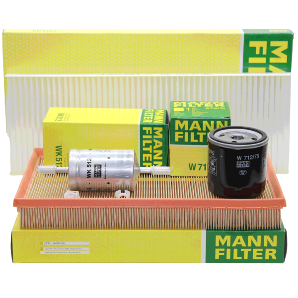 Opel Vectra B 1.6 / 2.0 Benzinli Motor Periyodik Bakım Filtre Seti Mann Marka MAN-044