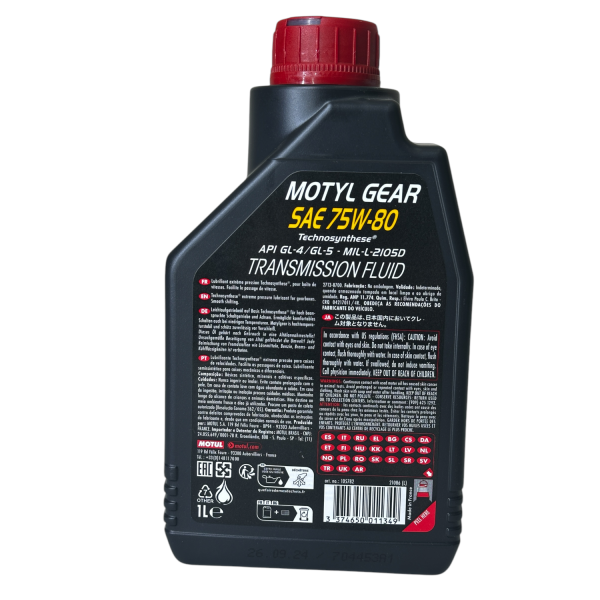 Motul Motylgear 75W-80 Manuel Şanzıman Yağı 1LT 105782