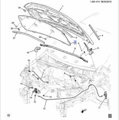 Chevrolet Aveo T300 Kaput İzolasyonu Psa Marka 42498375