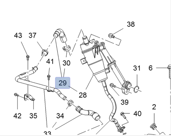 Opel İnsignia A 2.0 Dizel Motor  Havalandırma Hortumu Ytt Marka Y11735
