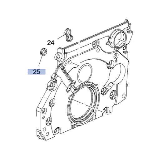 Opel Meriva B 1.6 Dizel Motor Zincir Yan Kapak Contası Alt Yerli Marka HSF-2104