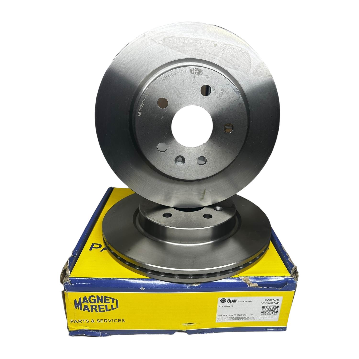 Opel  İnsignia Arka Fren Diski (315MM) Havalı Magnetti Marelli Marka 360704027400