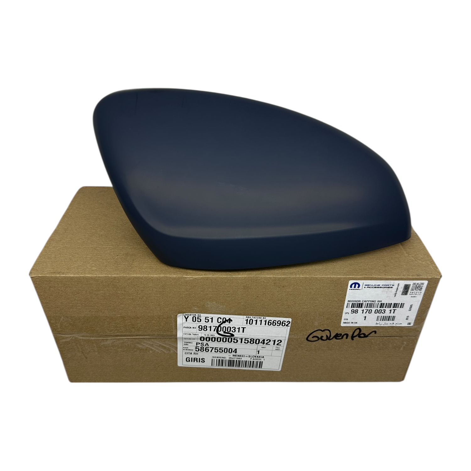 Opel Mokka B Ayna Kapağı Sağ Psa Marka 981700031T