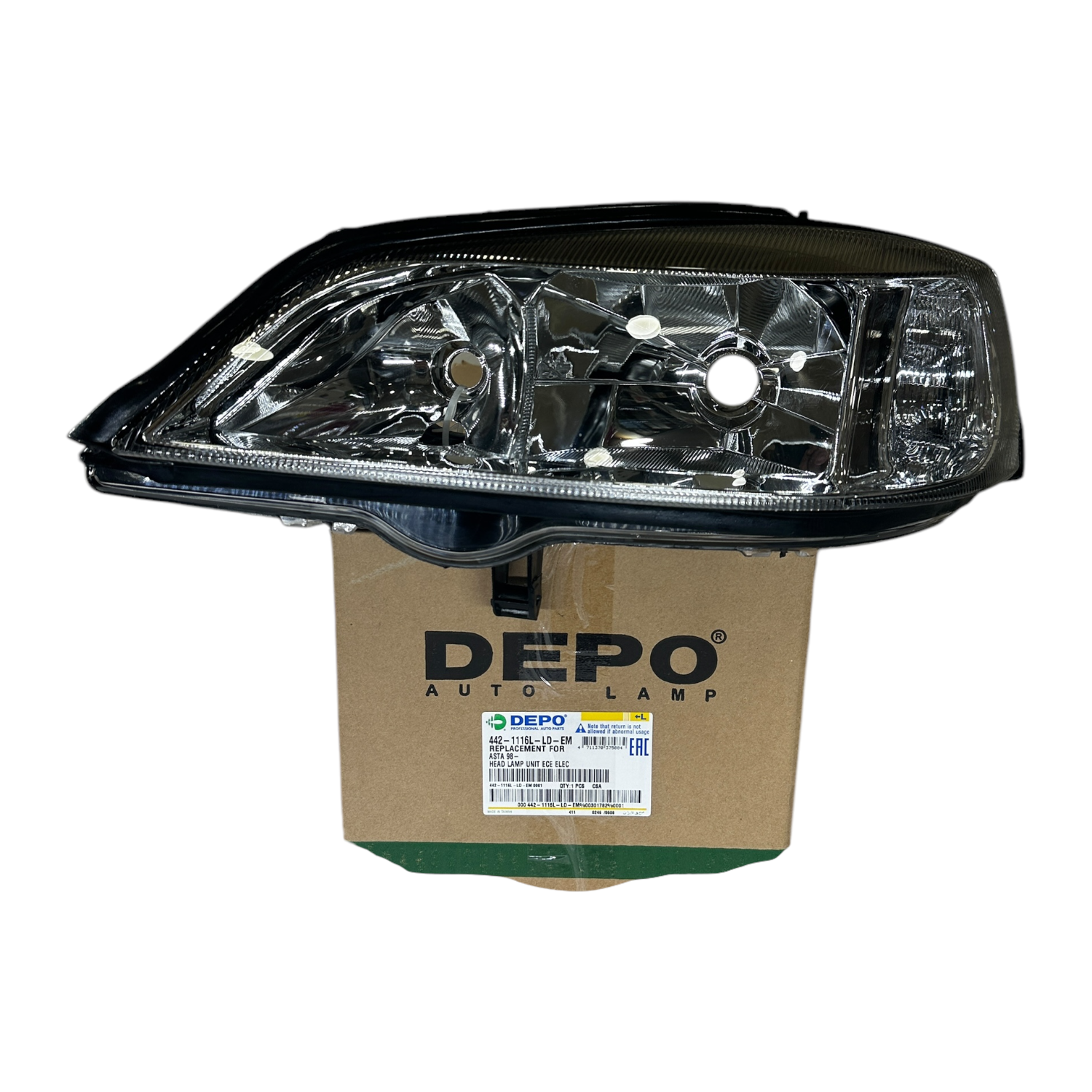 Opel Astra G Sol Far Beyaz Cam Depo Marka  442-1116L-LD-EM