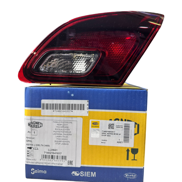 Opel Astra J Hb Stop Lambası Sağ Bağaj Marelli Marka 714021641817