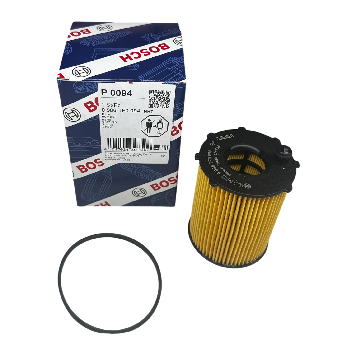 Peugeot Rifter 1.6 Hdi Dizel Yağ Filtresi Bosch Marka 0986TF0094