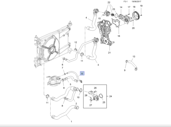 Opel Corsa D 1.2-1.4 Motor Gaz Boşaltma Hortumu Psa Marka 13408388