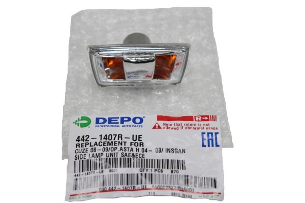 Opel Corsa D Çamurluk Sinyali Sağ Depo Marka 442-1407R-UE