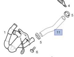 Opel Corsa C 1.3 Dizel Motor Egr Hortumu İbraş Marka IBR-15283