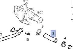 Opel Astra H 1.3 Dizel Termostat Ara Boru İbraş Marka