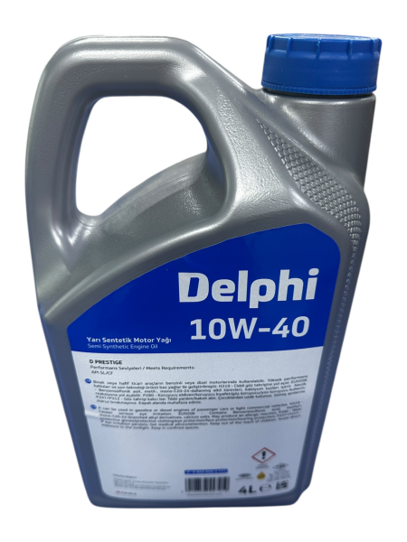 Delphi Marka Motor Yağı 10W40 Prestige Yarı Sentetik 4/Litre