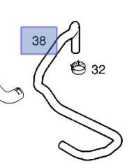 Opel Zafira B Gaz Kelebek Boğaz Hortumu İbraş Marka  IBR-21260
