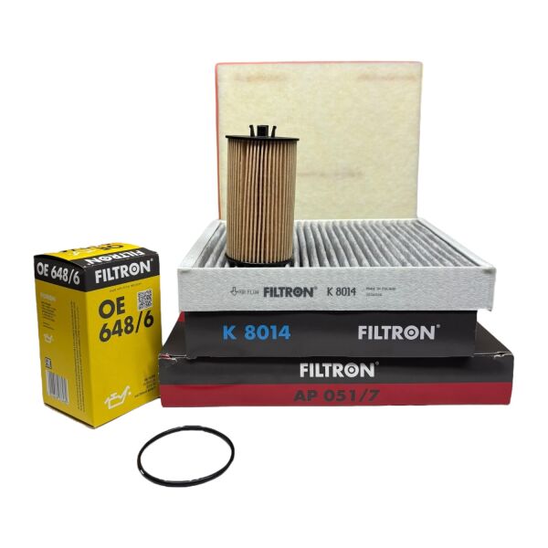 Opel Astra J 1.4 1.6 (A14NET/A16LET) Bakım Filtre Seti (Karbonlu Polen) Filtron Marka