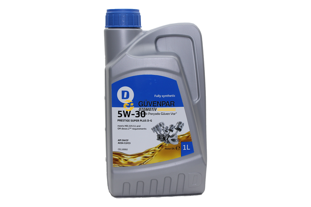 Delphi Marka Motor Yağı Partiküllü 5W30 Prestige Super Plus D-DR Tam Sentetik Dexos 2 1/Litre