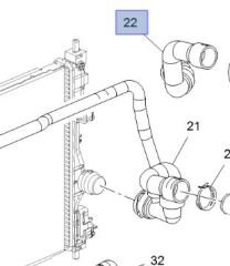 Opel Astra J 1.6 Benzinli Radyatör Alt Hortumu İbraş Marka IBR-21239
