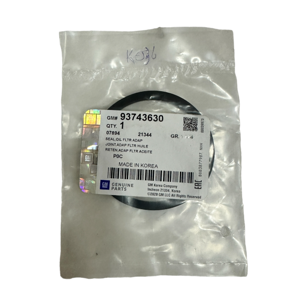 Chevrolet Captiva C100 Yağ Soğutucu Gövde Oringi 93743630