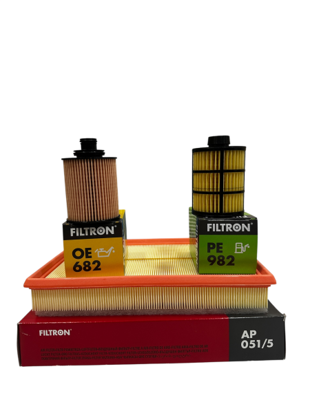 Opel Corsa C 1.3 Dizel Motor Bakım Filtre Seti (Pimli Yağ Filtresi) Filtron Marka