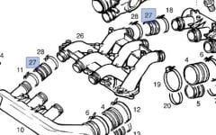 Opel Vectra B X25XE Emme Manifalt Contası İbraş Marka 21624