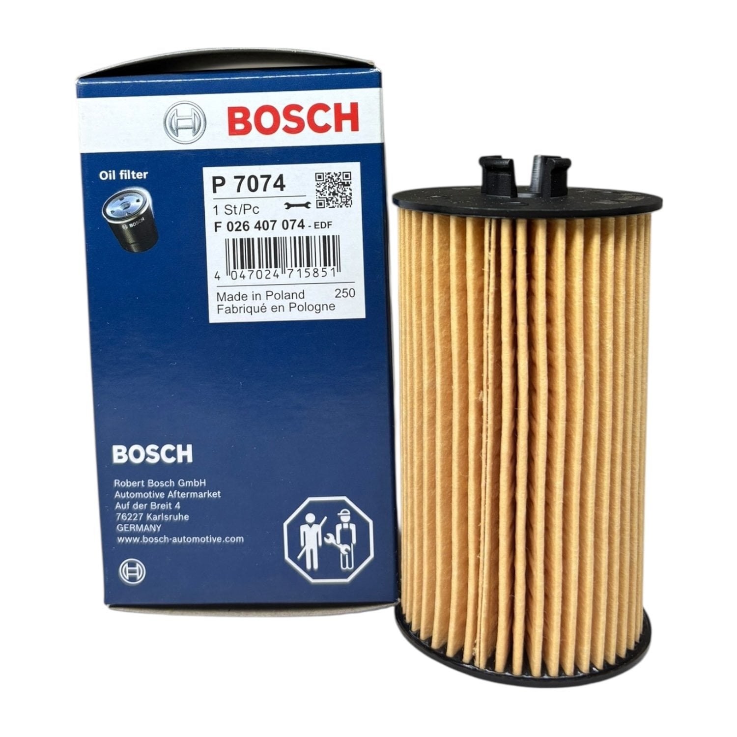 Opel Astra J 1.6 Dizel Motor Yağ Filtresi Bosch Marka