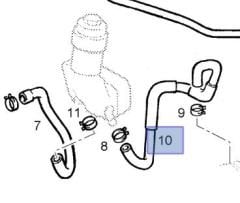 Opel Vectra B 2.0 Dizel Motor Yağ Soğutucu Hortumu İbraş Marka