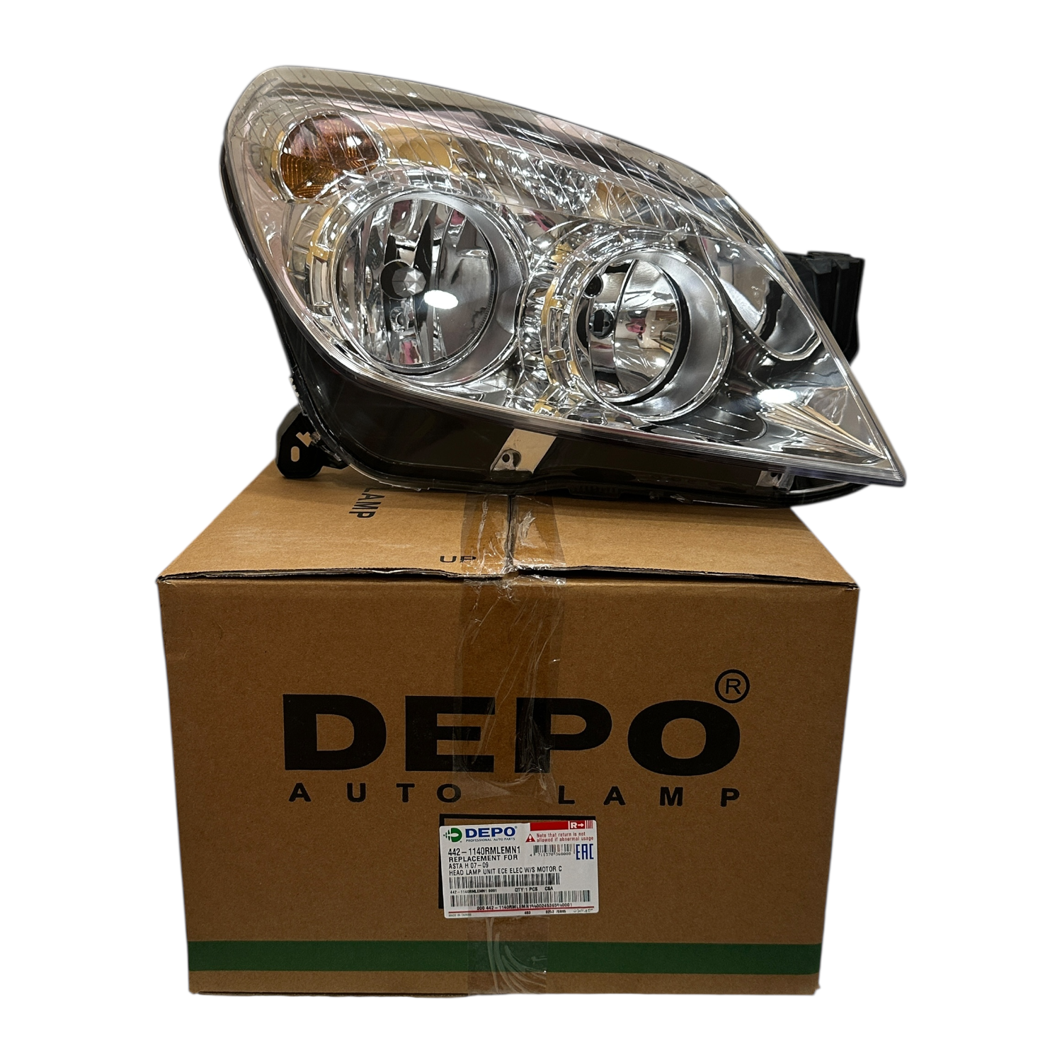 Opel Astra H Sağ Far Nikelajlı Depo Marka DEP-442-1140RMLEMN1