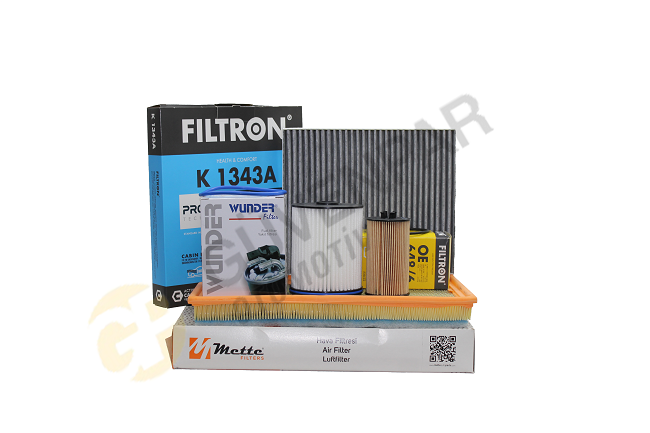 Opel İnsignia B 1.6 Dizel Motor Bakım Filtre Seti (Karbonlu Polen)