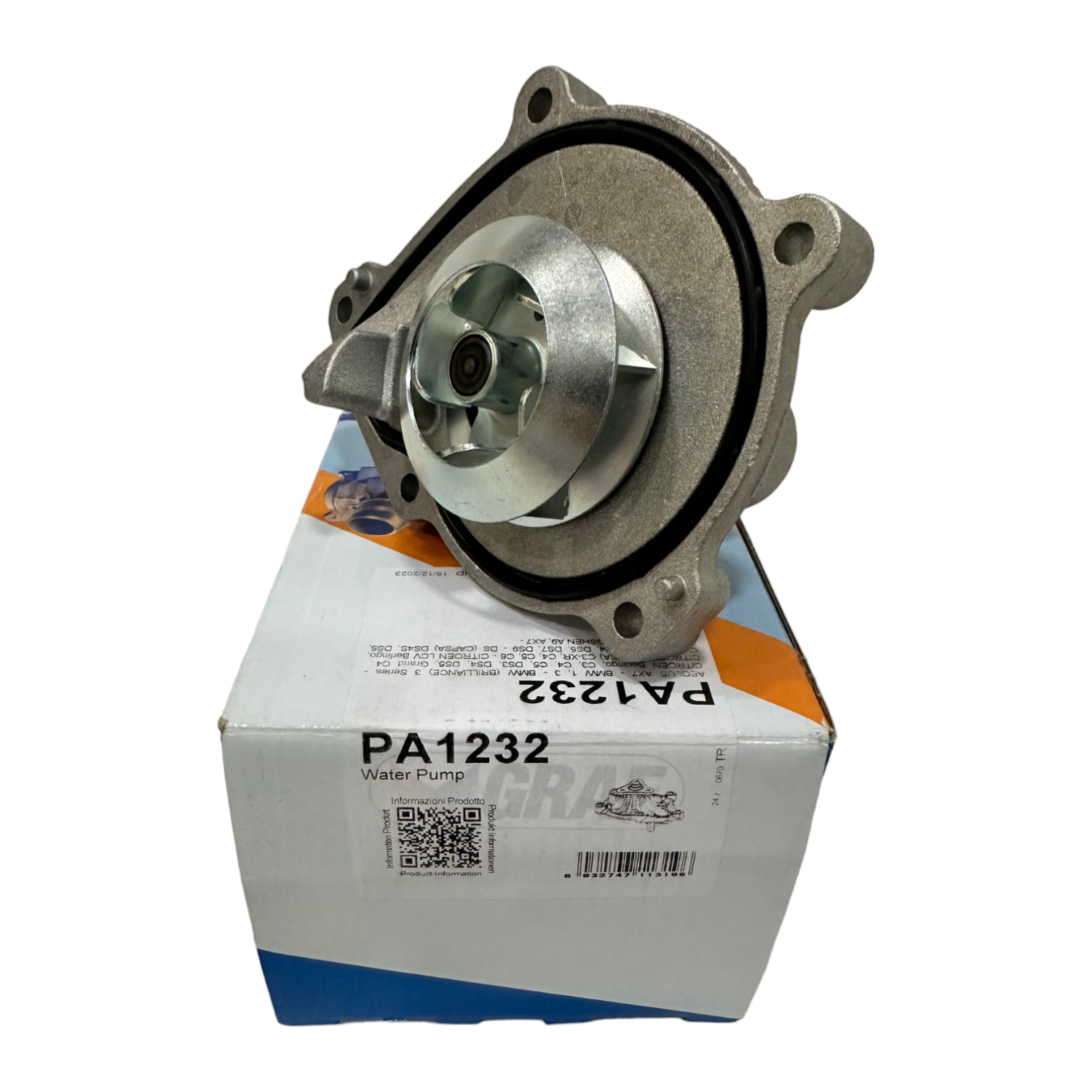 Opel Corsa F 1.2 Benzinli Motor Devirdaim Su Pompası Graf Marka PA1232