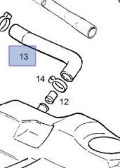 Opel Corsa B Yakıt Depo Hortumu İbraş Marka IBR-21320