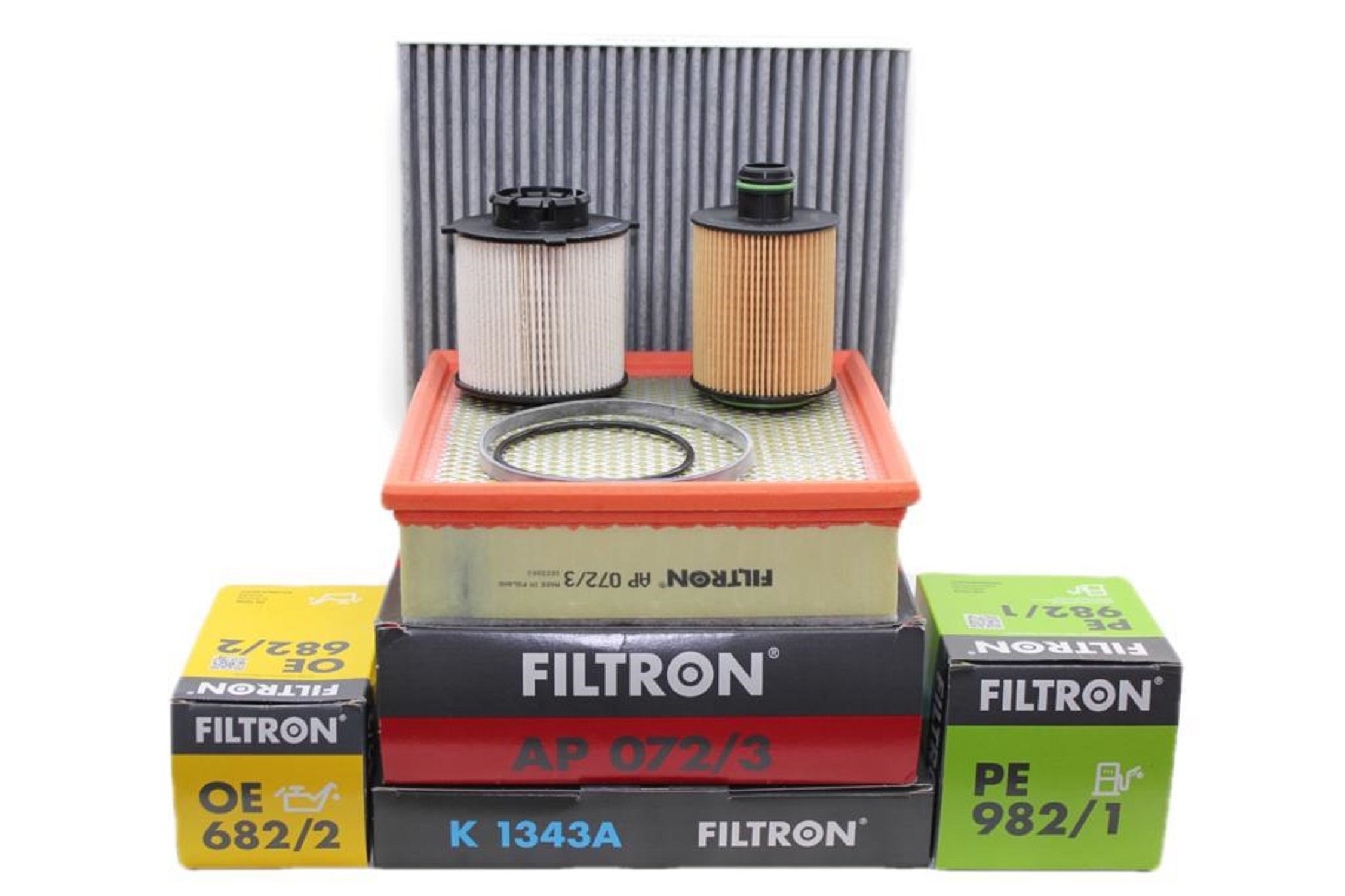 Opel Meriva B 1.3 Euro 5 Dizel Motor Bakım Filtre Seti (Karbonlu Polen) Filtron Marka